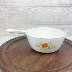 Vintage CorningWare Wildflower 1 1/2 Pint Sauce Pan Handle P-82-B No Lid Retro